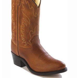 Children's Old West Tan Western Boot 8129